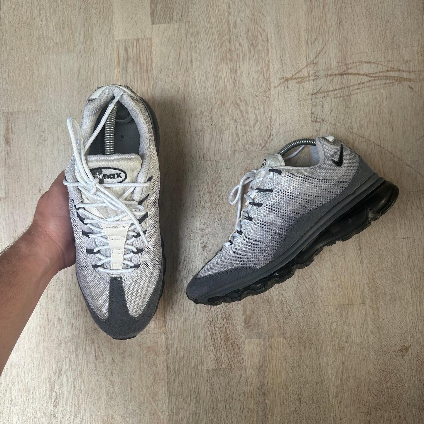 Nike Air Max 95 - White / Grey Flywire - UK8