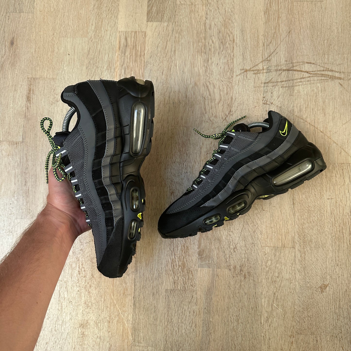 Nike Air Max 95 - Pure Black / Cool Grey - UK7.5