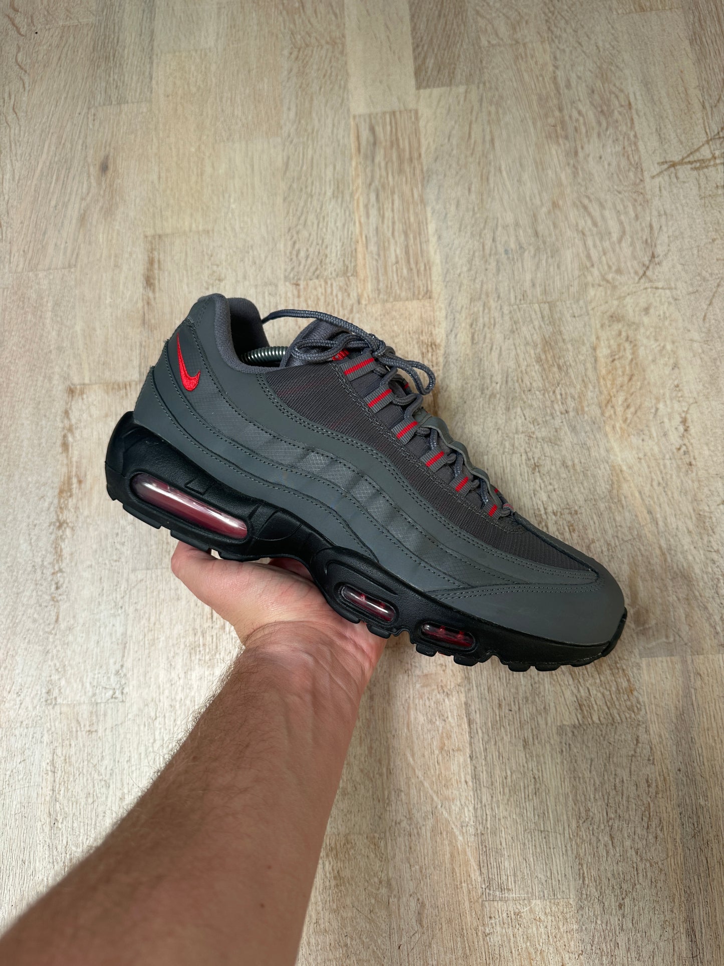 Nike Air Max 95 - Iron Grey / Uni Red - UK10