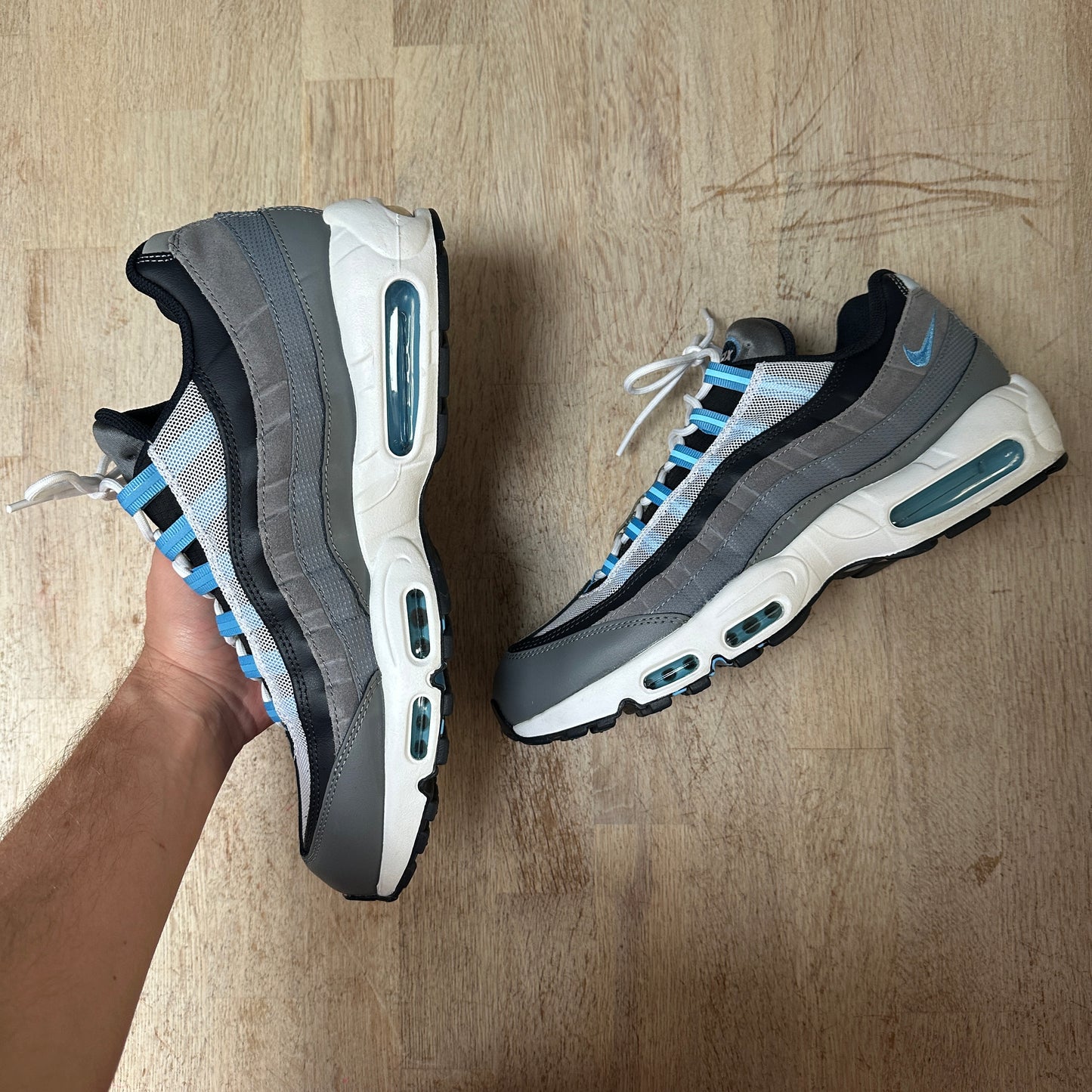 Nike Air Max 95 - Cool Grey / University Blue - UK11