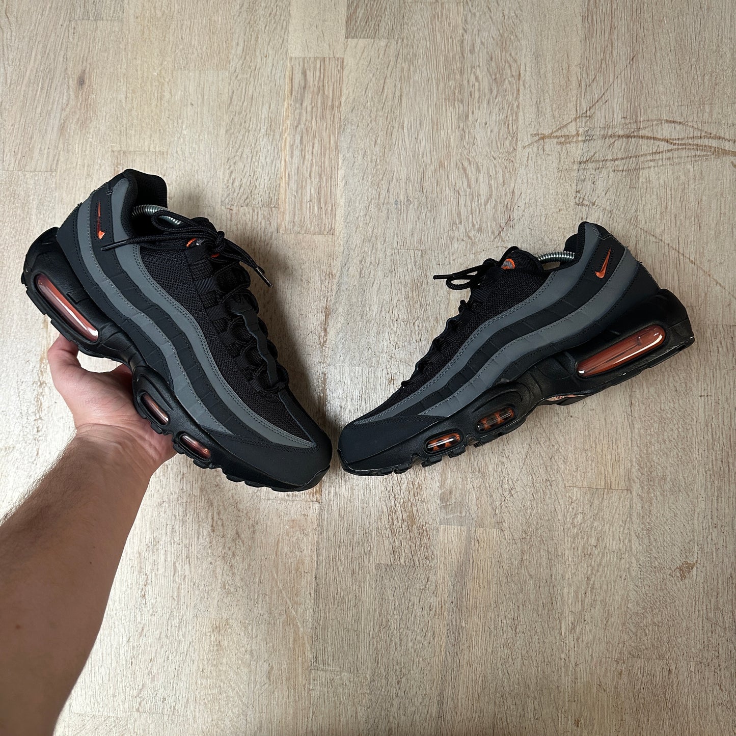 Nike Air Max 95 - Black / Safety Orange - UK9.5