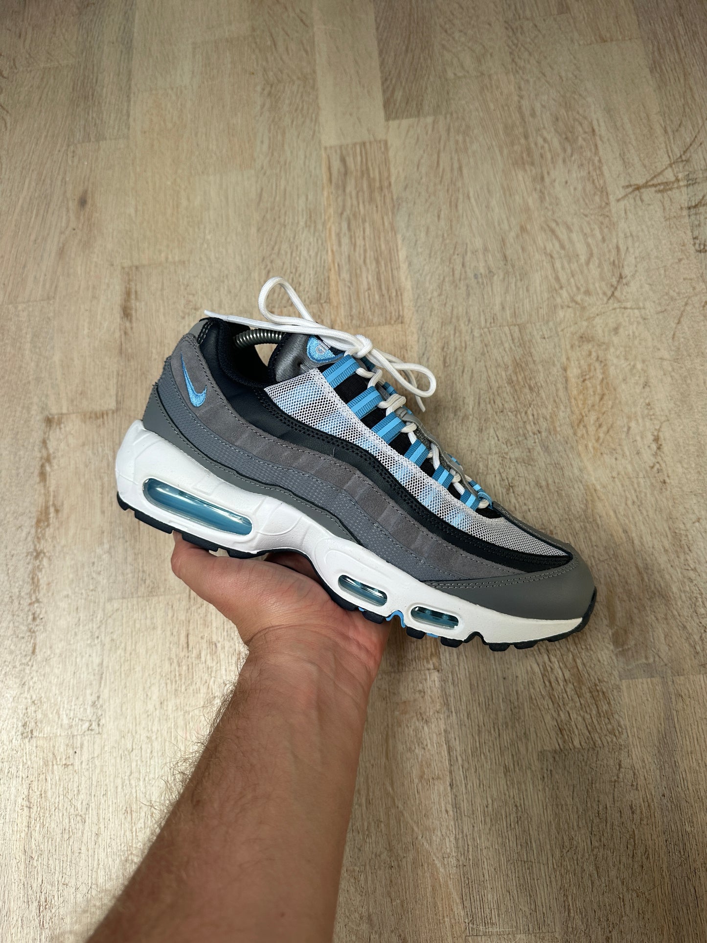 Nike Air Max 95 - Cool Grey / University Blue - UK7