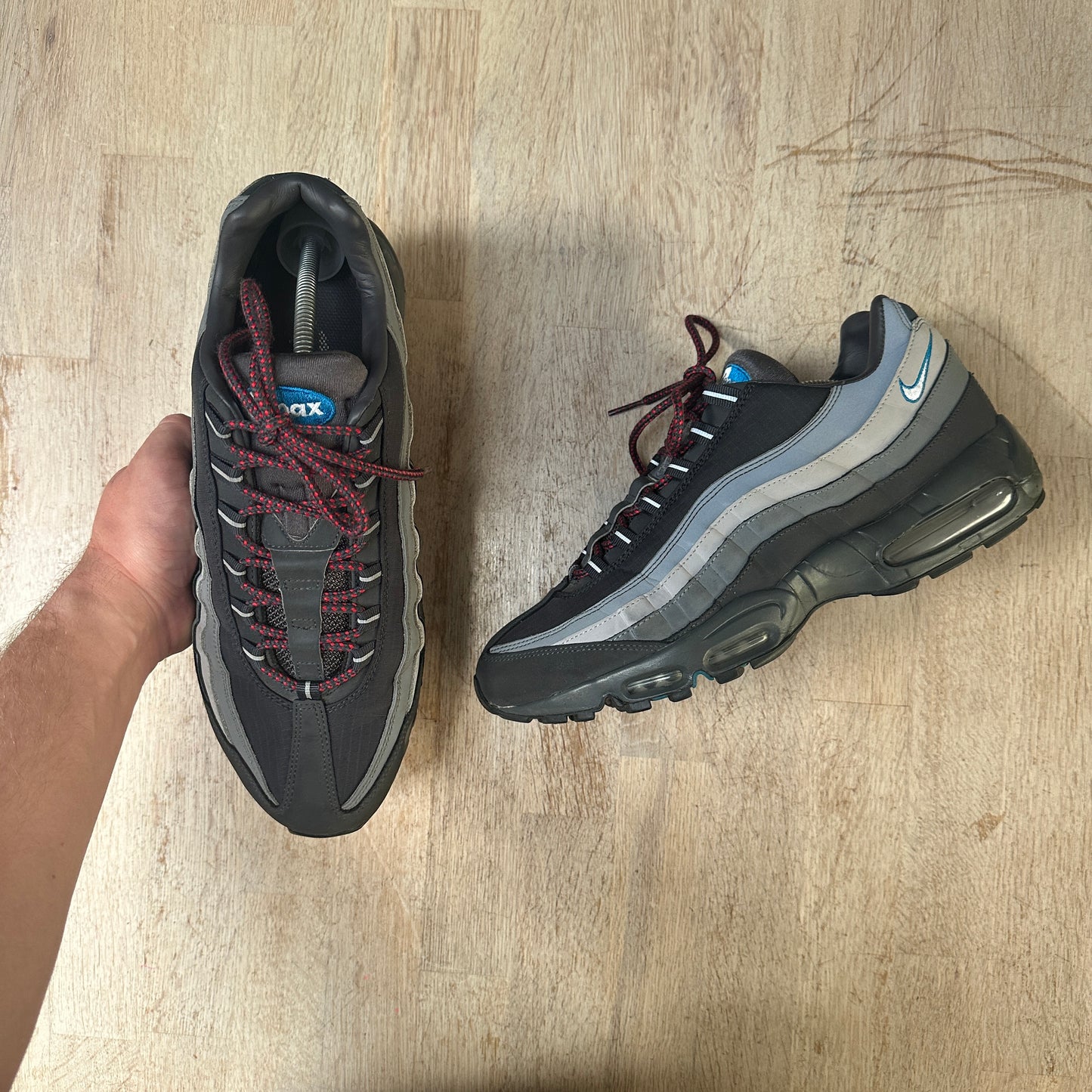 Nike Air Max 95 - Dark Grey / Blue / Red - UK11