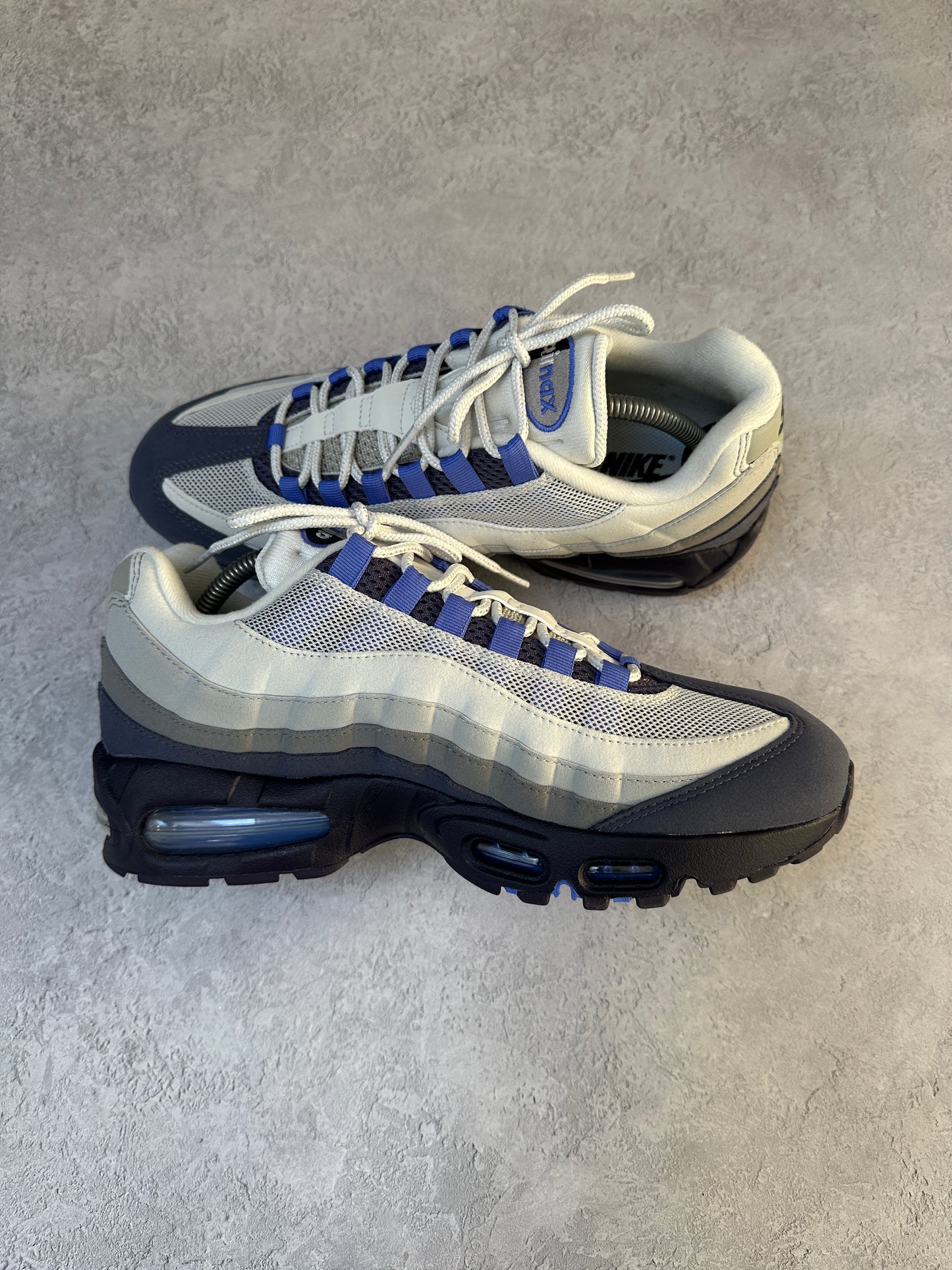 Nike Air Max 95 - Photon Dust / Purple Dynasty - UK8.5