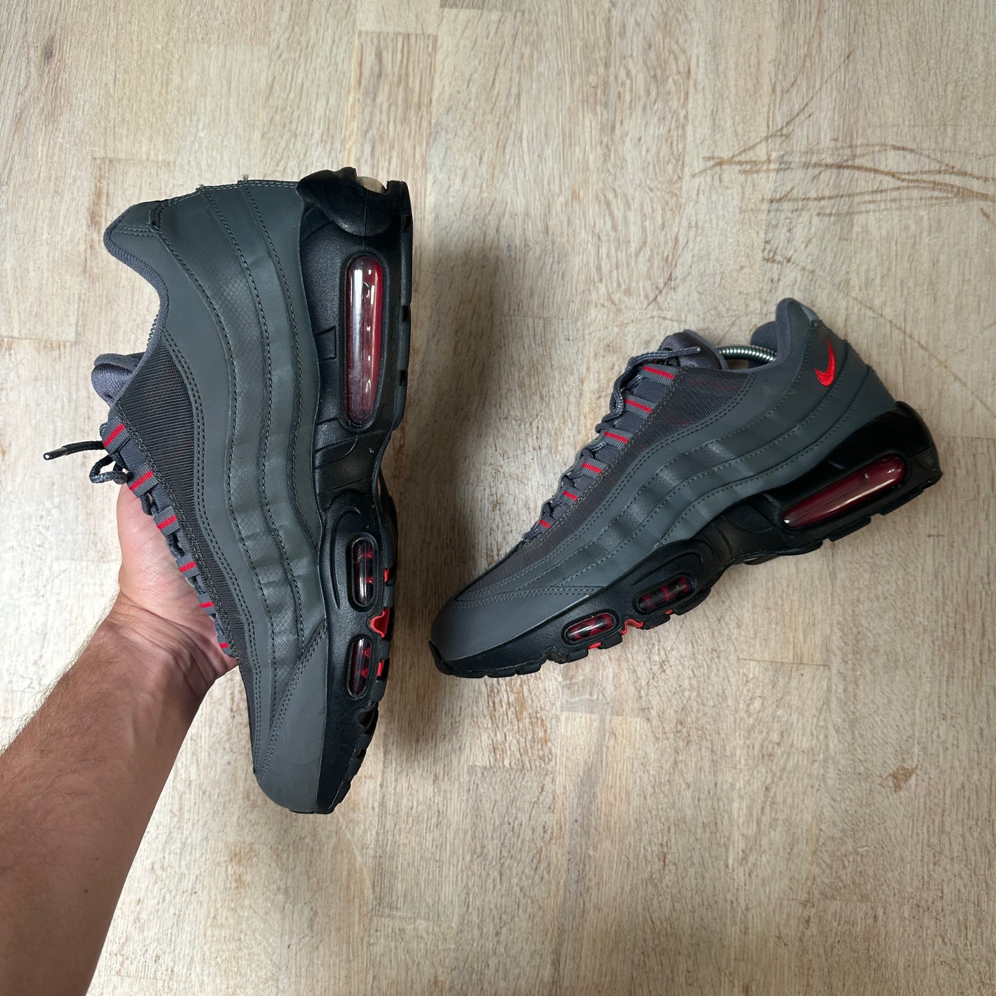 Nike Air Max 95 - Iron Grey / Uni Red - UK10