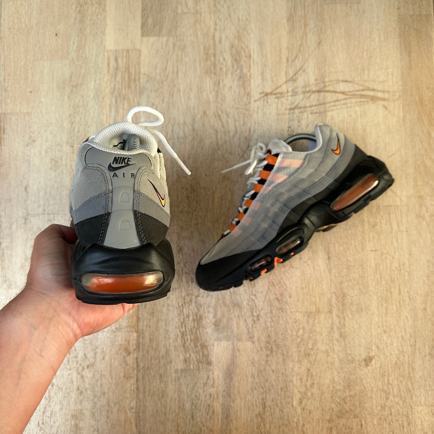 Air Max Sole Swap Nike Air Max 95 Mandarin UK8 – RM Footwear