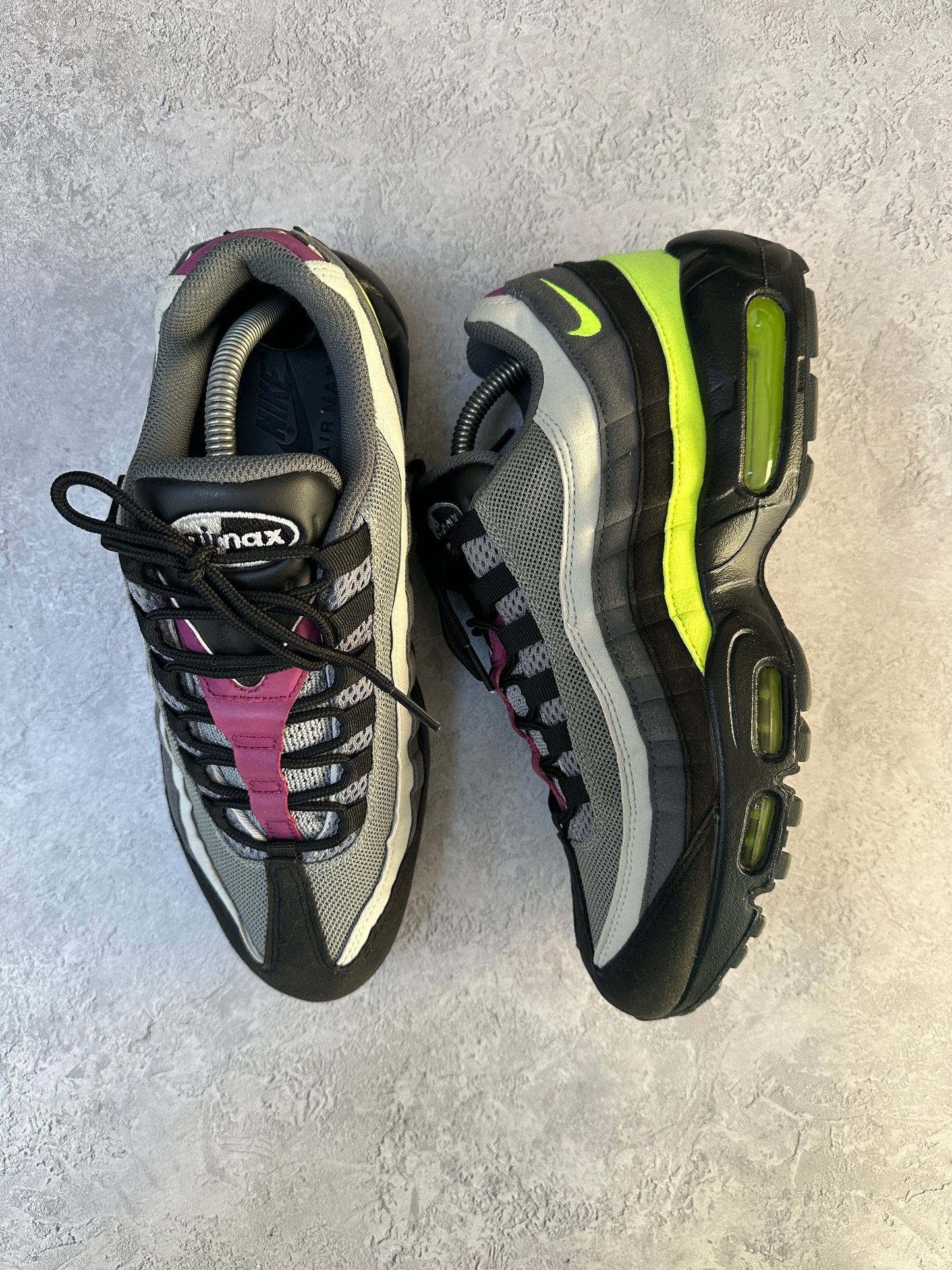 Nike Air Max 95 - 2020 Grey / Neon / Maroon IDs - UK8.5