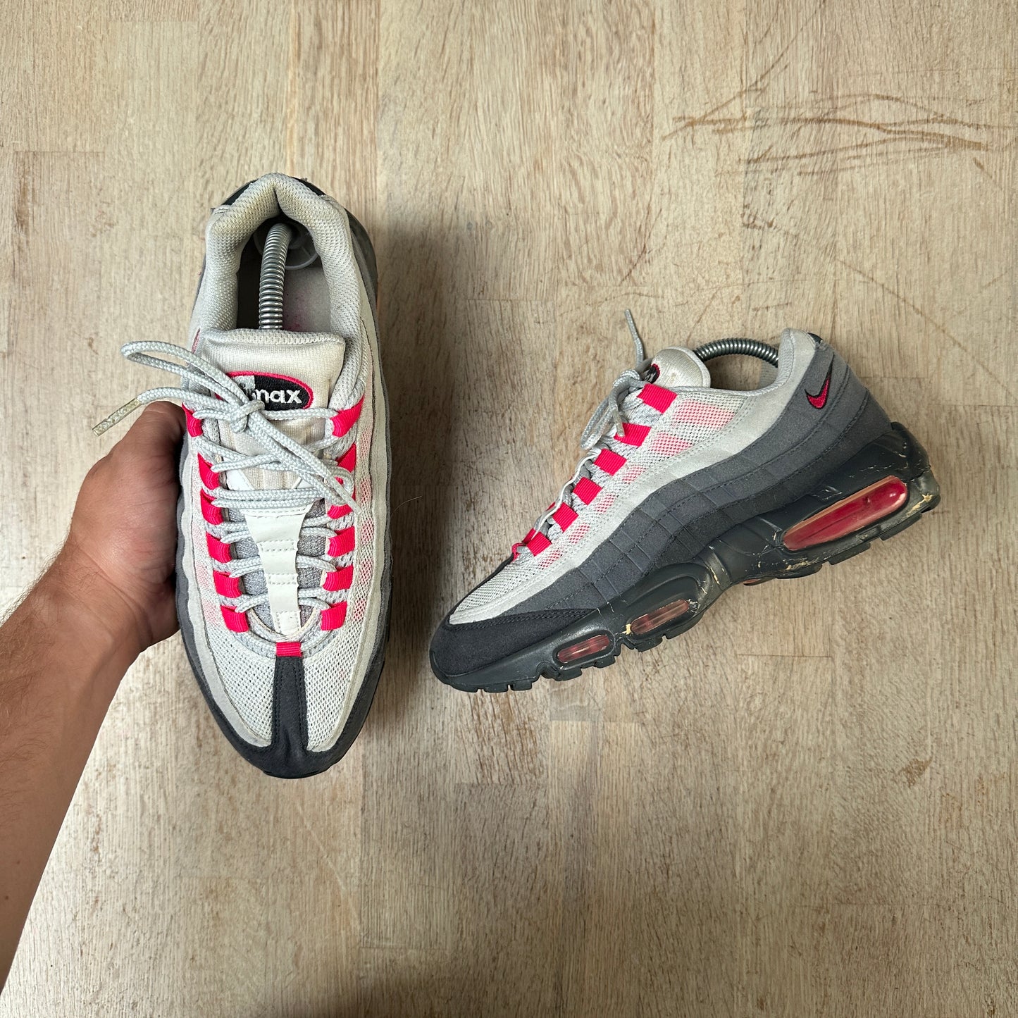 Nike Air Max 95 - Anthracite Cherry Pink - UK7.5