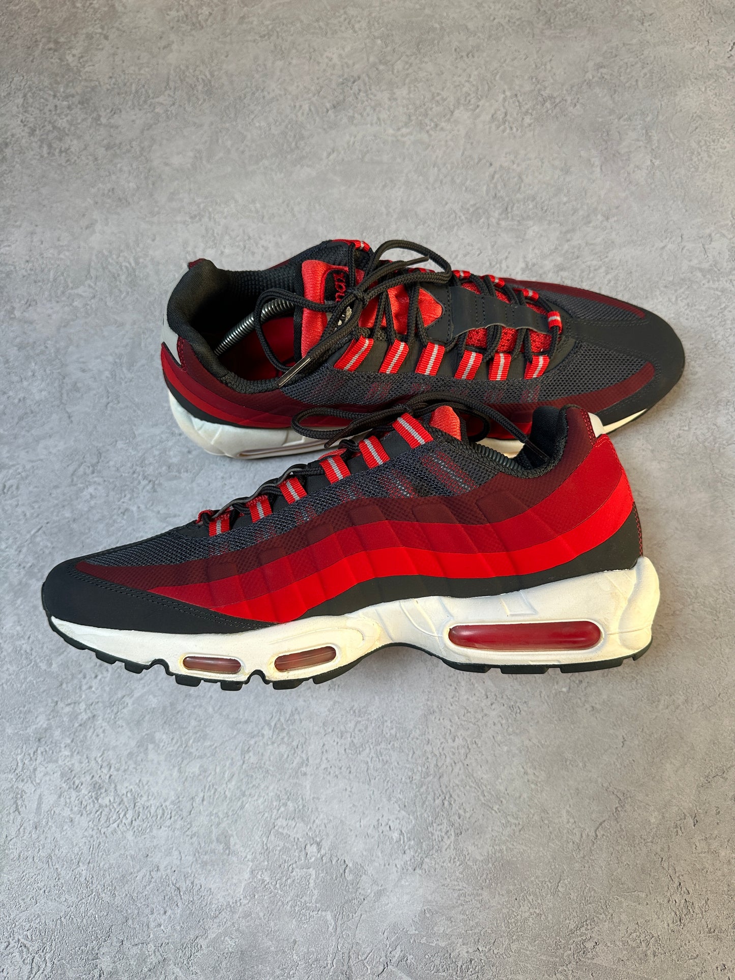 Nike Air Max 95 - Anthracite Red No Sew - UK11